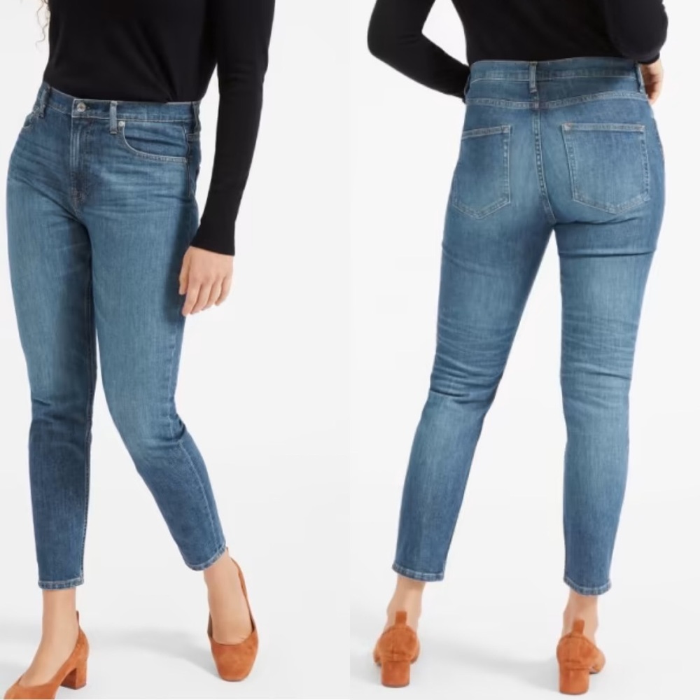 Everlane - High-Rise Skinny Jean - Mid Blue - Size 28